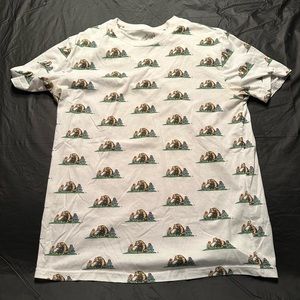 Large Cheech & Chong White Short-Sleeve Tee